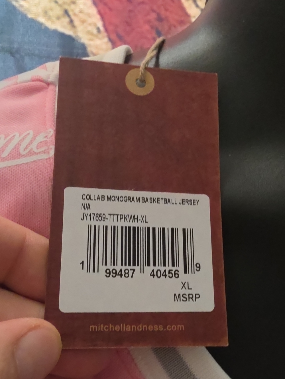Supreme Pink White NY '13 Basketball Jersey - Picture 4 of 4